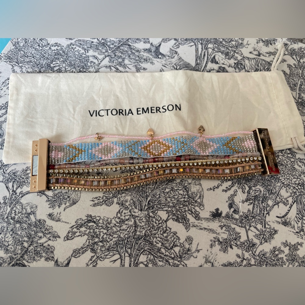 Victoria Emerson bracelet with dust bag.